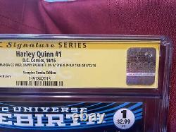 DC Universe Rebirth Harley Quinn #1 CGC Signature Series 9.8 Signed