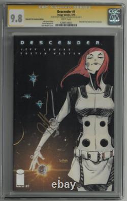 DESCENDER #1 ECCC Exclusive Variant Limited 500 CGC 9.8 SS Signed Lemire Nguyen