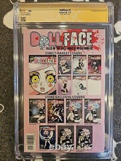 DOLLFACE #1? CGC 9.8 Signature Series? Sign & Sketch by Tony Fleecs? RARE