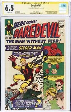Daredevil #1 Signature Series Signed & Sketched By Stan Lee FN+ 6.5 CGC 1 of 1