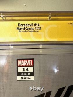 Daredevil #14 (2024) CGC 9.8 Signature Series JT Christopher Signed