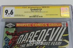 Daredevil #168 CGC Signature Series 9.6 (Marvel) Signed Stan Lee, Miller, Janson