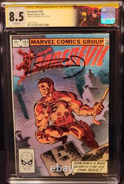 Daredevil #191 2/83 Cgc Signature Series Signed By Frank Miller Cgc 8.5