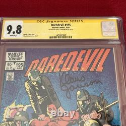 Daredevil #195 Signature Series Cgc 9.8 Klaus Jansen Cover Signed