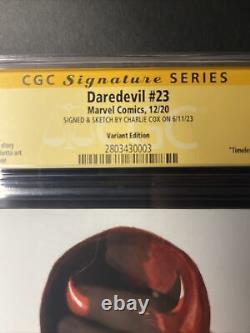 Daredevil #23 CGC 9.4 (2020) Signature Series Charlie Cox