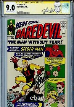 Daredevil Vol 1 1 CGC 9.0 SS Stan Lee Origin Matt Murdock 3rd highest on census