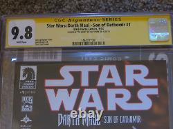 Dark Horse/CGC Signature SeriesStar WarsDarth Maul #1/2014 Signed by Ray Park