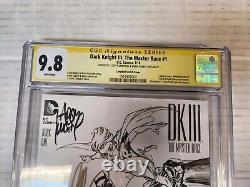 Dark Knight III Master Race 1 CGC 9.8 Signature Series Campbell + Kubert DC 2016