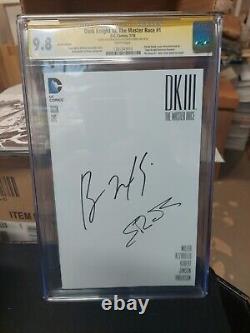 Dark Knight III The Master Race #1 CGC Signature Series 9.8 Mckenzie, Richa