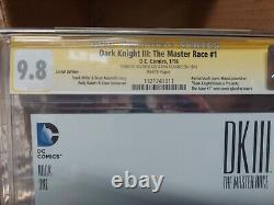 Dark Knight III The Master Race #1 CGC Signature Series 9.8 Mckenzie, Richa