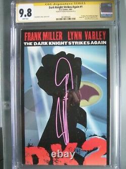 Dark Knight Strikes Again #1 CGC 9.8 WP SS Signed Frank Miller 1st Catgirl