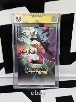 Darkwing Duck #1 Variant Cover W Signed By A. Deibert CGC Signature Series 9.8