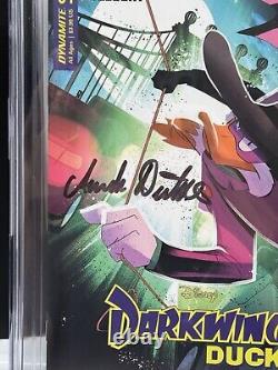 Darkwing Duck #1 Variant Cover W Signed By A. Deibert CGC Signature Series 9.8