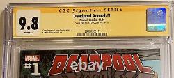 Deadpool #1 Annual CGC 9.8 SS Signature Series Scott Koblish Cover. MCU HUGE