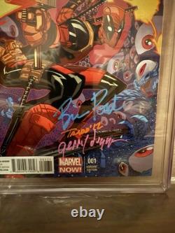 Deadpool #1 Third Eye Variant CGC 9.8 Signature Series BRIAN POSEHN AUTO & MORE