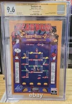 Deadpool 10 Cgc 9.6 Taco Time 2 8bit Game Variant Matthew Waite Signature Series