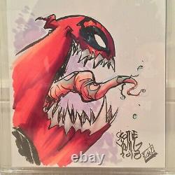 Deadpool 287 CGC 9.6 Signature Series Skottie Young Venompool Sketch RARE
