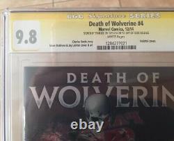 Death of Wolverine #4 CGC 9.8 Signature Signed STAN LEE On Release 1st Day Issue