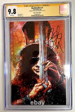 Deathstalker #1 Boyle Virgin Edition CGC Signature Series 9.8 Signed By Slash