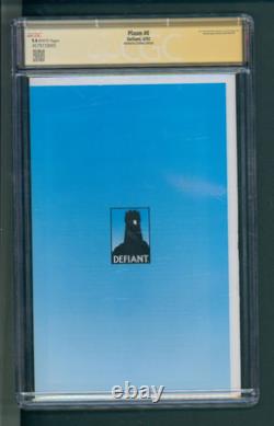 Defiant Plasm No. 0 RARE Jim Shooter Signed SIG. SERIES UNCUT 1 STAPLE CGC 9.4