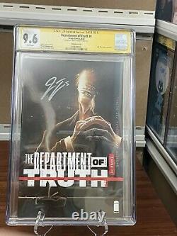 Department of Truth #1 CGC 9.6 Signature Series Trade Signed By James Tynion