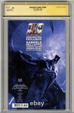 Detective Comics #1050 Cgc 9.8 Ss Signed Gabriele Dell'otto Batman Low Pop 5