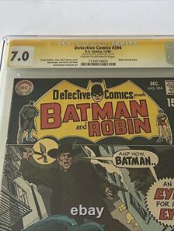 Detective Comics #394 CGC SS 7.0F/VF CRM/OW PagesNeal Adams Signature Series