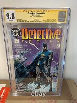 Detective Comics #600 CGC 9.8 WP 1989 Blind Justice Signature Series Decarlo