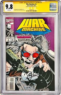 Don Cheadle Signed CGC Signature Series Graded 9.8 Marvel War Machine #5