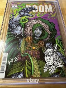 Doom #1 (2024) CGC 9.8 CGC 9.8 Signature Series Wolf Variant Cover WithThor Sketch