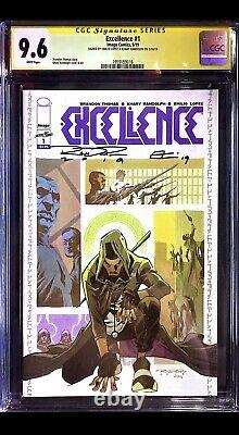 EXCELLENCE #1 CGC Signature Series 9.6 signed by Emilio Lopez & Khary Randolph