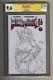 Ed Benes Nina & Ariel #1 Bloody Silver Sketch Cover Cgc Ss 9.6 Signature Series