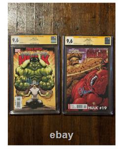 Ed McGuinness signed lot! Hulk (2008) CGC Signature SERIES Red Hulk story line