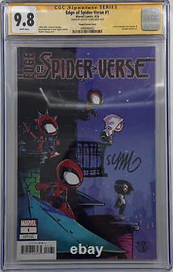 Edge of Spider-Verse #1 Young Variant Signed by Skottie Young CGC SS 9.8