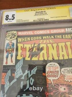 Eternals #1 CGC 8.5 Signature Series SS Signed By Stan Lee 1st Eternals