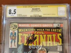 Eternals #1 CGC 8.5 Signature Series SS Signed By Stan Lee 1st Eternals