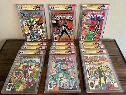 FULL RUN? Marvel Super Heroes Secret Wars CGC NM/M Signature Series & Sketch