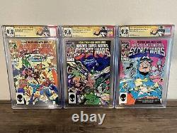 FULL RUN? Marvel Super Heroes Secret Wars CGC NM/M Signature Series & Sketch