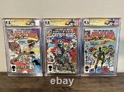 FULL RUN? Marvel Super Heroes Secret Wars CGC NM/M Signature Series & Sketch