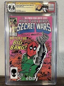 FULL RUN? Marvel Super Heroes Secret Wars CGC NM/M Signature Series & Sketch