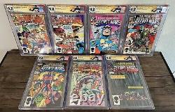 FULL RUN? Marvel Super Heroes Secret Wars CGC NM/M Signature Series & Sketch