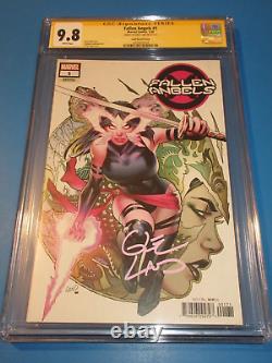 Fallen Angels #1 Rare 125 Land Variant Signed CGC 9.8 NM/M Signature Series Wow