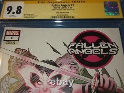 Fallen Angels #1 Rare 125 Land Variant Signed CGC 9.8 NM/M Signature Series Wow