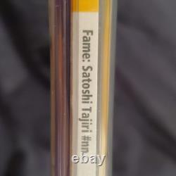 Fame Satoshi Tajiri #nn CGC 9.9 SS Signed Matt Waite AI Sketch Variant