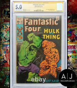 Fantastic Four #112 VG/FN 5.0 (Marvel) CGC Signature Series Signed Stan Lee