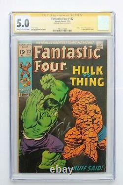 Fantastic Four #112 VG/FN 5.0 (Marvel) CGC Signature Series Signed Stan Lee