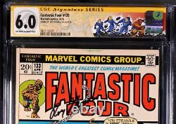 Fantastic Four #133 4/73 Cgc Signature Series Signed By Roy Thomas -cgc 6.0