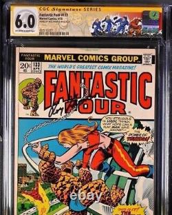 Fantastic Four 133 CGC 6.0 SS Signed Roy Thomas Custom Label Bronze Age