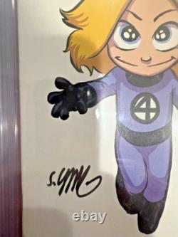 Fantastic Four #2, Skottie Young variant INVISIGIRL signature series cgc 9.8