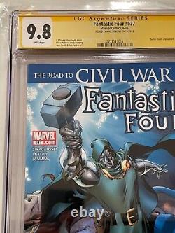 Fantastic Four #537 CGC 9.8 SS Signature Series Signed by Mike McKone